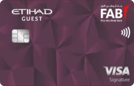 FAB Etihad Guest Signature Card