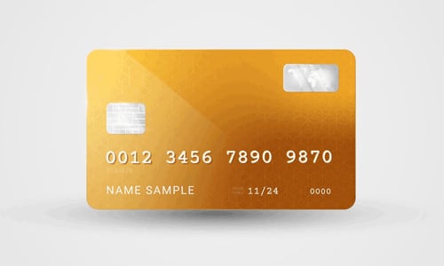 gold credit card
