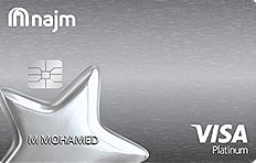 Najm Platinum Cashback Credit Card Najm Platinum Cashback Credit Card